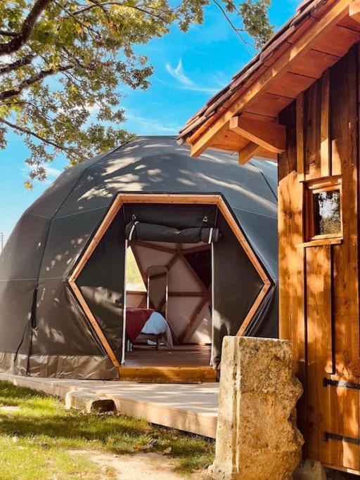 Dome Insolite Cedre Jacuzzi Et Petits Dejeuners Inclus Lagraulet-du-Gers Exterior foto