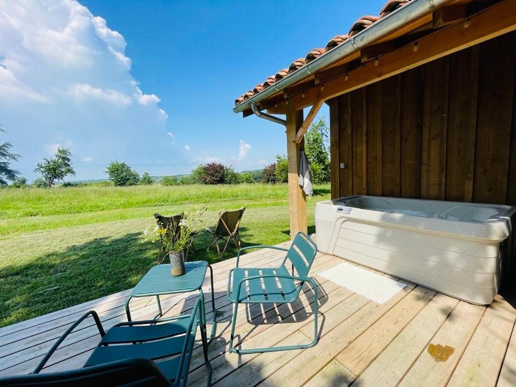 Dome Insolite Cedre Jacuzzi Et Petits Dejeuners Inclus Lagraulet-du-Gers Exterior foto